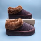 UGG TAZZLITA HARDWOOD SUEDE SHEARLING LINED PLATFROM