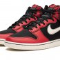 Dunk High 'Plaid - Black_Red'