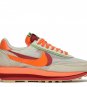 sacai x Clot x LDWaffle Net Orange Blaze