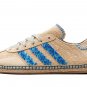 Gazelle 'CLOT - Linen Khaki _ Light Blue'