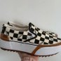VANS Era Stacked Checkerboard Slip On Canvas Shoes
