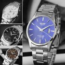 SWIDU Unisex Stainless Steel Band Date Watch Business Analog Quartz WristWatch SWIDU Unisex Stainless Steel Band Date Watch Business Analog Quartz WristWatch