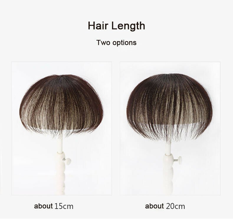 Genuine Human Hair Topper Clip Wigs Hairpiece Toupee Top Pieces Wiglet For Women