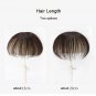 Genuine Human Hair Topper Clip Wigs Hairpiece Toupee Top Pieces Wiglet for Women