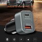 45W USB C Car Charger Portable Laptop Type-C PD Charger 24W QC3.0 Fast Charging
