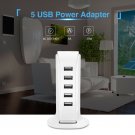 20W 5 USB Power Adapter Charger Socket Charging Dock for Smartphones Tablets etc 20W 5 USB Power Adapter Charger Socket Charging Dock for Smartphones Tablets etc