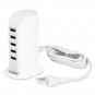 20W 5 USB Power Adapter Charger Socket Charging Dock for Smartphones Tablets etc