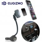 Eugizmo Car Magnetic Phone Holder with Dual USB Port Charger Cigarette Lighter Eugizmo Car Magnetic Phone Holder with Dual USB Port Charger Cigarette Lighter