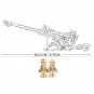M777 Light Artillery Gun Building Blocks Set Military Howitzer Bricks Model Toys