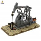 Functioning Oil Pump Jack Model Building Blocks Sets Oil Derrick MOC Brick Toys Functioning Oil Pump Jack Model Building Blocks Sets Oil Derrick MOC Brick Toys