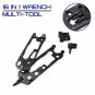 16 in 1 Multi-Tool EDC Keychain Bicycle Tool Pocket Wrench Screwdriver Ruler Kit