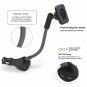 Magnetic Car Mount Phone Holder Gooseneck Cradles Stand with Dual USB Charger