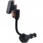 Magnetic Car Mount Phone Holder Gooseneck Cradles Stand with Dual USB Charger