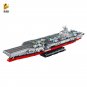 USS Bush Nimitz-Class Aircraft Carrier Warship Building Blocks MOC Bricks Models