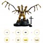 MOC Monster Mecha Robot Model Building Blocks Set for King Ghidorah Bricks Toys