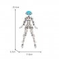 Model Building Blocks Set for Mobile Suit Female Robot Girl Mech MOC Bricks Toys