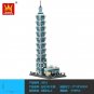 The Taipei 101 Tower DIY Model Building Blocks Sets  Architecture MOC Bricks Toy