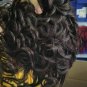 100% Human Hair Toupee Short Curly Topper Women Extended Tail Hairpiece Top Wigs