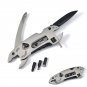 Survival EDC Multi Tool Foldable Wrench Pliers Knife Jaw Screwdriver Opener Set
