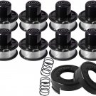 String Trimmer Line Spools Cap Spring Replacement for Black & Decker RS-136-BKP String Trimmer Line Spools Cap Spring Replacement for Black & Decker RS-136-BKP
