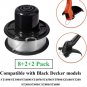 String Trimmer Line Spools Cap Spring  Replacement for Black & Decker RS-136-BKP