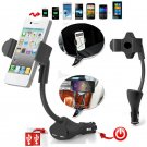 Car Mount Dual USB Charger Gooseneck Holder for iPhone Samsung etc Cell Phones Car Mount Dual USB Charger Gooseneck Holder for iPhone Samsung etc Cell Phones
