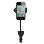 Car Mount Dual USB Charger Gooseneck Holder for iPhone Samsung etc Cell Phones