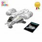 Mini StarShip Spaceship Model Building Blocks Space MOC Bricks Toys Collection