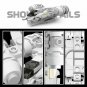Mini StarShip Spaceship Model Building Blocks Space MOC Bricks Toys Collection