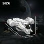 Mini StarShip Spaceship Model Building Blocks Space MOC Bricks Toys Collection