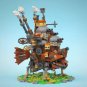 Moving Castle Model with Base Collection Building Blocks Set MOC Bricks Toy Gift