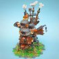Moving Castle Model with Base Collection Building Blocks Set MOC Bricks Toy Gift