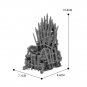 Iron Throne Model Building Blocks Set MOC Bricks Toys Gift for Game of Thrones