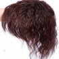 100% Curly Human Hair Topper Short Wavy Toupee Hairpiece Top Clip Wigs for Women
