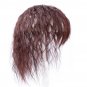 100% Curly Human Hair Topper Short Wavy Toupee Hairpiece Top Clip Wigs for Women