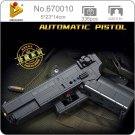 1:1 G18 Automatic Pistol Model Building Blocks Set Bricks Toys Collection 336Pcs 1:1 G18 Automatic Pistol Model Building Blocks Set Bricks Toys Collection 336Pcs