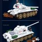 WW2 Military T34-85 Medium Tank Model Building Blocks Soldier Figures Bricks Toy
