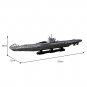 U-Boat Type VIIC Submarine DIY Model Building Blocks Set Military MOC Bricks Toy