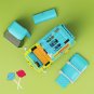 Van Model with Interior Vehicle Building Blocks Car MOC Bricks Toy Set Kids Gift