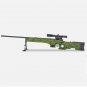 1:1 AWM Sniper Rifle Model Building Blocks Set Bricks Toys Collection 1315Pcs