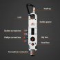 EDC Keychain Multifunctional Pocket Screwdriver Outdoor Camping Tool with Light