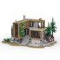 MOC Modern House Forest Villa with Interior Building Blocks Set Model Bricks Toy