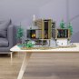 MOC Modern House Forest Villa with Interior Building Blocks Set Model Bricks Toy