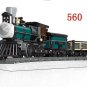 City Steam Train Cargo Railway Station Model Building Blocks Set MOC Bricks Toys