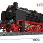 City Steam Train Cargo Railway Station Model Building Blocks Set MOC Bricks Toys