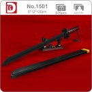 Black Janpanese Samurai Sword Model Building Blocks Set Anime Puzzle Bricks Toys