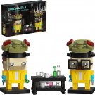 DIY Model Building Blocks Set for Walter White and Jesse Pinkman MOC Bricks Toys