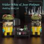 DIY Model Building Blocks Set for Walter White and Jesse Pinkman MOC Bricks Toys