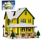 MOC Christmas House Model Building Blocks Set Winter Decoration Bricks Toy Gift