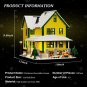 MOC Christmas House Model Building Blocks Set Winter Decoration Bricks Toy Gift